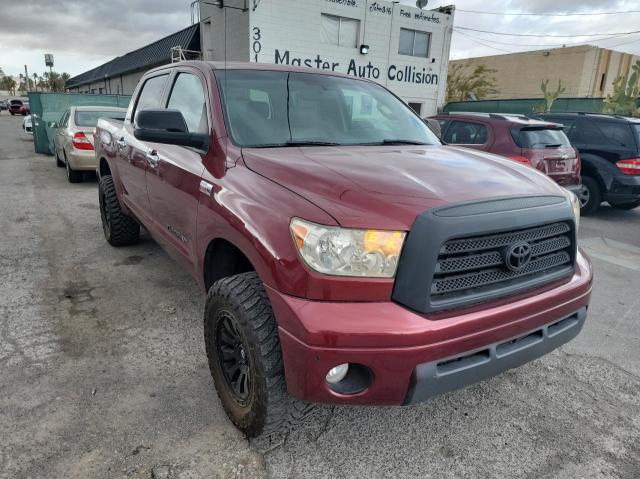 5TBEV581X7S467959 - 2007 TOYOTA TUNDRA CREWMAX LIMITED BURGUNDY photo 1