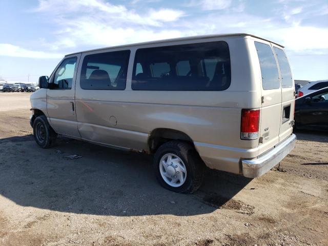 1FBNE31L07DB11107 - 2007 FORD ECONOLINE E350 SUPER DUTY WAGON TAN photo 2