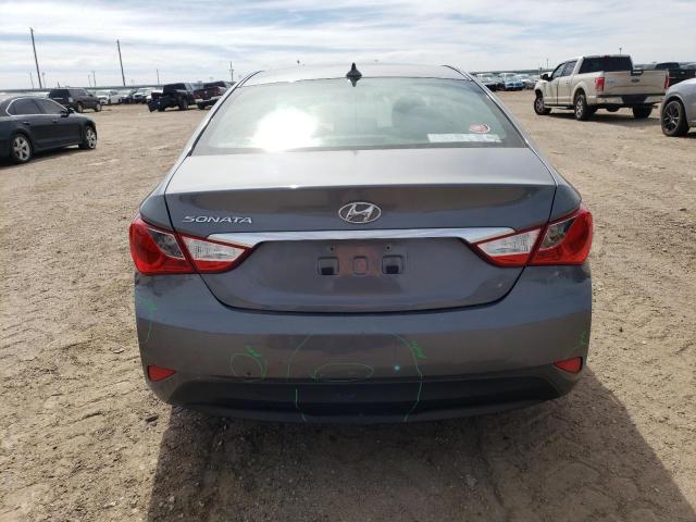 5NPEB4AC6EH863203 - 2014 HYUNDAI SONATA GLS GRAY photo 6