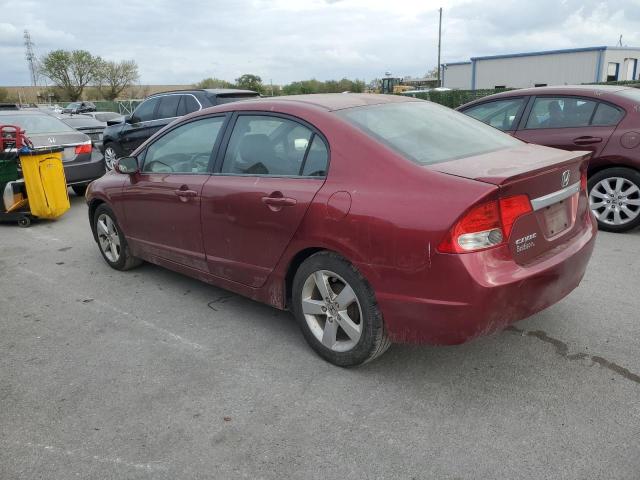 2HGFA1F67AH534409 - 2010 HONDA CIVIC LX-S BURGUNDY photo 2