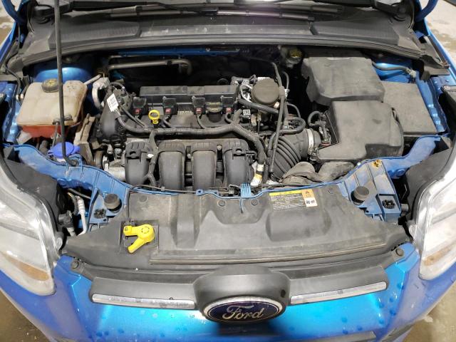 1FADP3K23EL147714 - 2014 FORD FOCUS SE BLUE photo 11