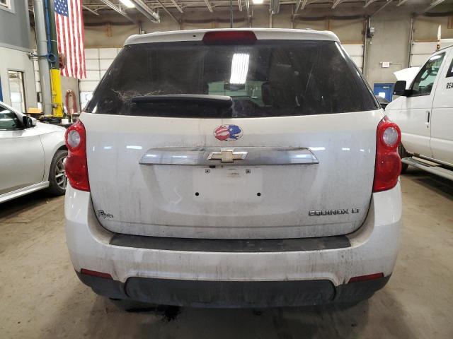 1GNALPEK2DZ125816 - 2013 CHEVROLET EQUINOX LT WHITE photo 6