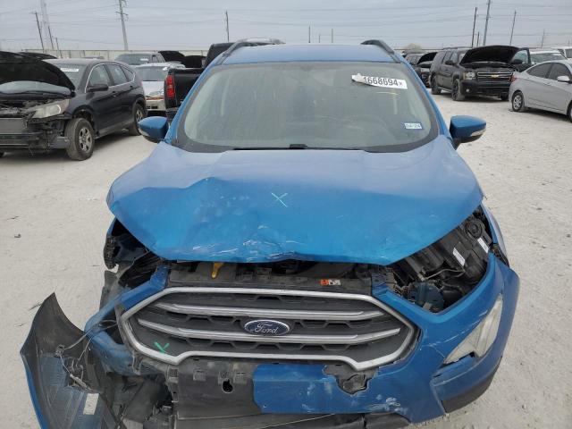 MAJ6S3GL4LC319304 - 2020 FORD ECOSPORT SE BLUE photo 5