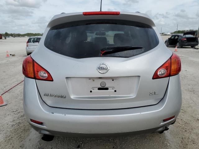 JN8AZ18UX9W005745 - 2009 NISSAN MURANO S SILVER photo 6