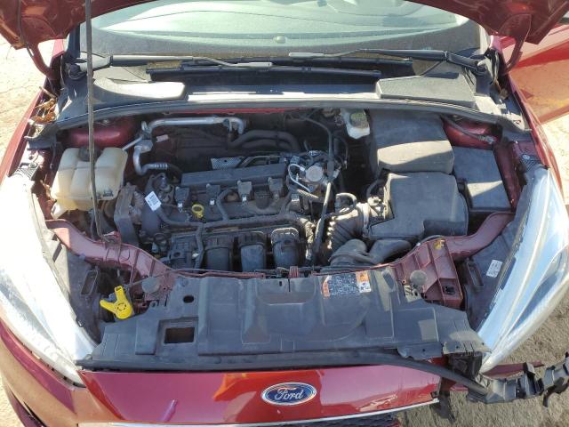 1FADP3F25HL276276 - 2017 FORD FOCUS SE RED photo 11