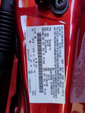1FADP3F25HL276276 - 2017 FORD FOCUS SE RED photo 12