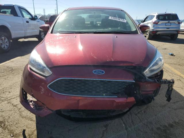 1FADP3F25HL276276 - 2017 FORD FOCUS SE RED photo 5