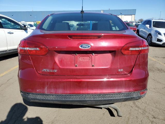 1FADP3F25HL276276 - 2017 FORD FOCUS SE RED photo 6