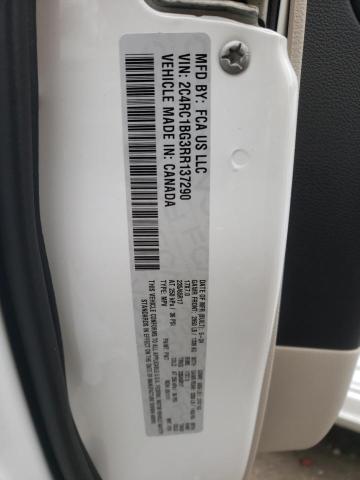 2C4RC1BG3RR137290 - 2024 CHRYSLER PACIFICA TOURING L WHITE photo 13