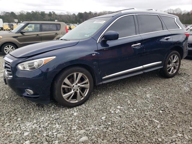 5N1AL0MN5FC543672 - 2015 INFINITI QX60 BLUE photo 1