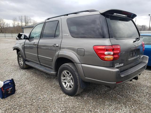 5TDBT48A33S203938 - 2003 TOYOTA SEQUOIA LIMITED GRAY photo 2