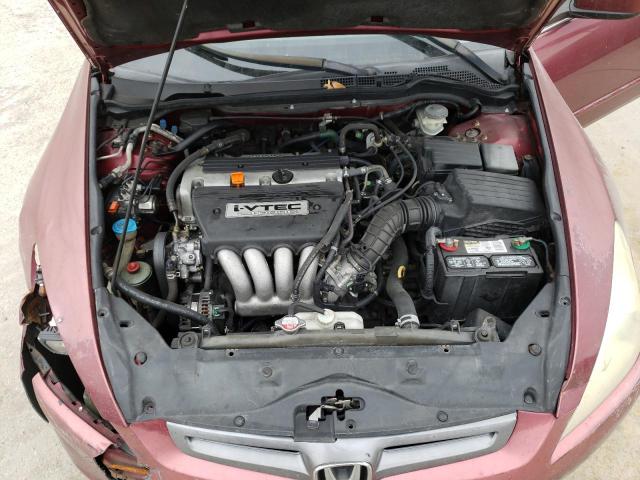 1HGCM56875A033477 - 2005 HONDA ACCORD EX BURGUNDY photo 11