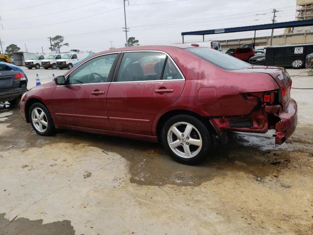 1HGCM56875A033477 - 2005 HONDA ACCORD EX BURGUNDY photo 2