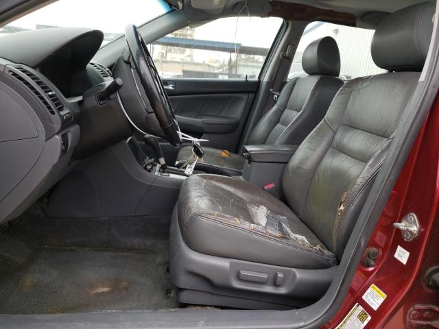 1HGCM56875A033477 - 2005 HONDA ACCORD EX BURGUNDY photo 7