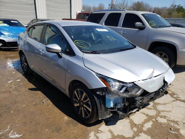 3N1CN8EV7ML869174 - 2021 NISSAN VERSA SV SILVER photo 4