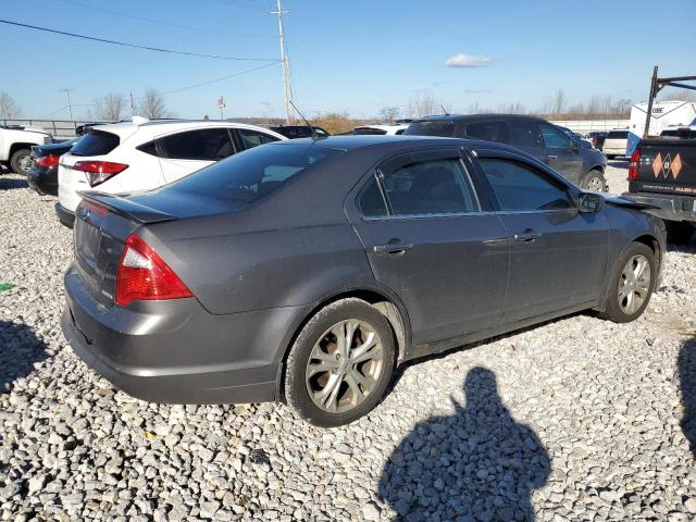 3FAHP0HG9CR274484 - 2012 FORD FUSION SE GRAY photo 3