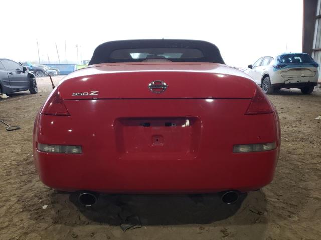 JN1BZ36A58M850116 - 2008 NISSAN 350Z ROADSTER RED photo 6