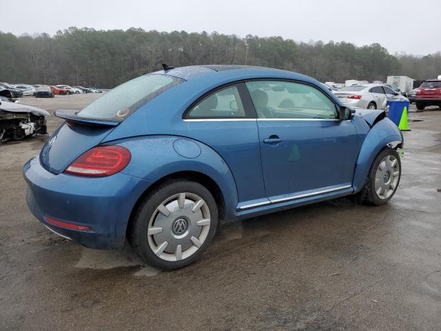 3VWJD7ATXKM710126 - 2019 VOLKSWAGEN BEETLE SE BLUE photo 3