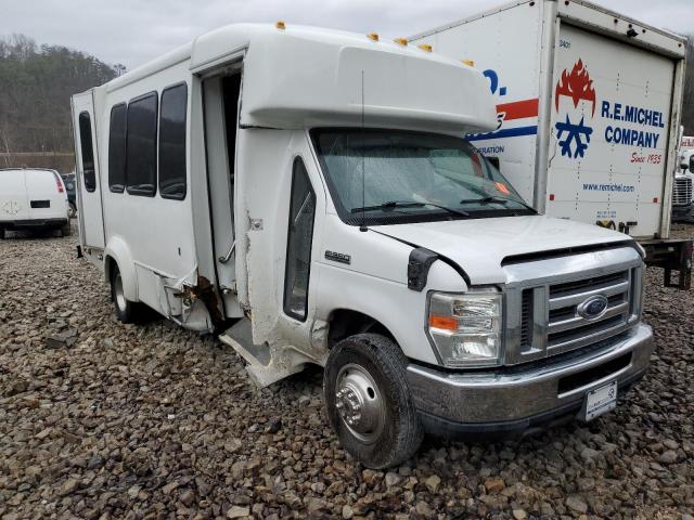 1FDEE3FS8CDB21854 - 2012 FORD ECONOLINE E350 SUPER DUTY CUTAWAY VAN WHITE photo 4