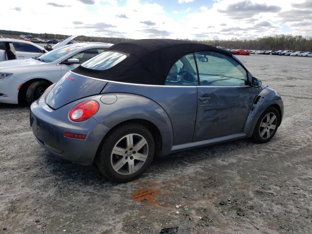 3VWRF31Y16M314576 - 2006 VOLKSWAGEN NEW BEETLE CONVERTIBLE OPTION PACKAGE 1 GRAY photo 3
