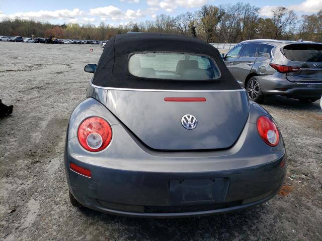 3VWRF31Y16M314576 - 2006 VOLKSWAGEN NEW BEETLE CONVERTIBLE OPTION PACKAGE 1 GRAY photo 6