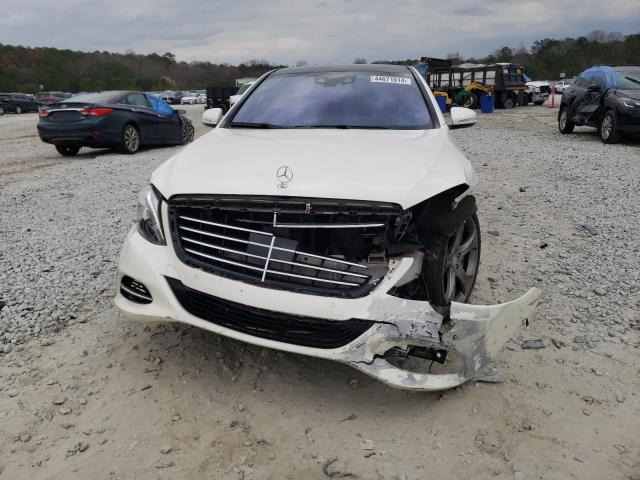 WDDUG8CB5EA014394 - 2014 MERCEDES-BENZ S 550 WHITE photo 5