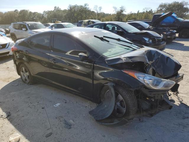 KMHDH4AE6DU740013 - 2013 HYUNDAI ELANTRA GLS BLACK photo 4