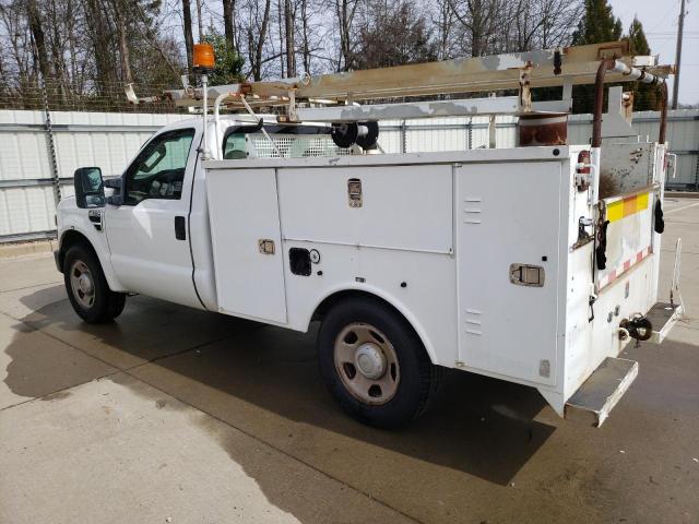 1FDWF30518EC54560 - 2008 FORD F350 SRW SUPER DUTY WHITE photo 2