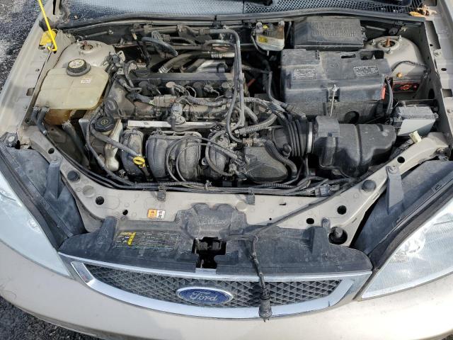 1FAFP34N66W240338 - 2006 FORD FOCUS ZX4 BEIGE photo 11