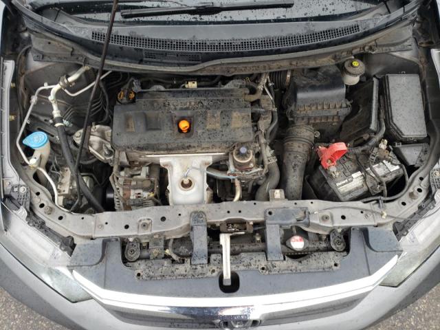 19XFB2F9XCE308133 - 2012 HONDA CIVIC EXL ნაცრისფერი ფოტო 11