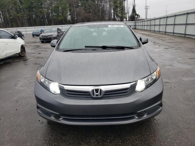 19XFB2F9XCE308133 - 2012 HONDA CIVIC EXL GRAY photo 5