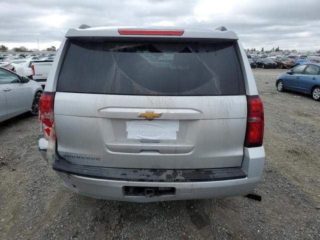 1GNSKJKC8FR280567 - 2015 CHEVROLET SUBURBAN K1500 LT SILVER photo 6