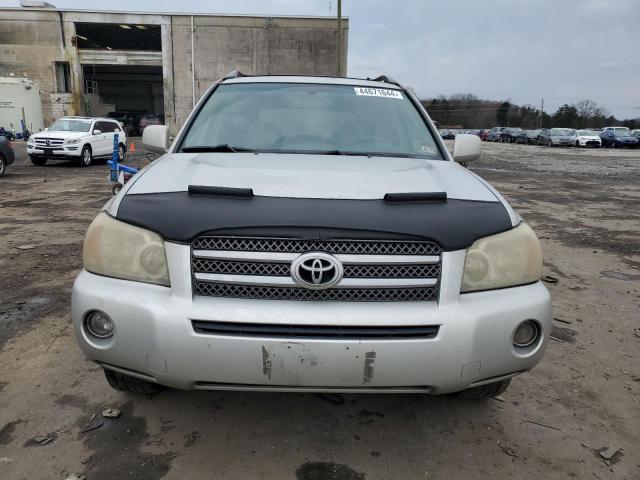 JTEEW21A860028169 - 2006 TOYOTA HIGHLANDER HYBRID SILVER photo 5