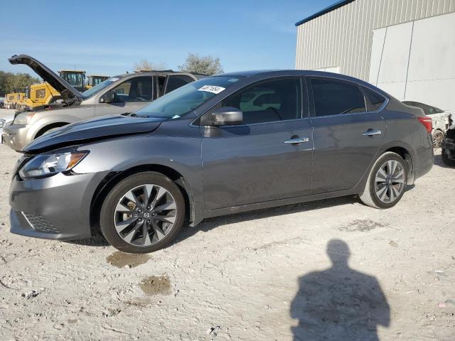 3N1AB7AP5KY249893 - 2019 NISSAN SENTRA S GRAY photo 1