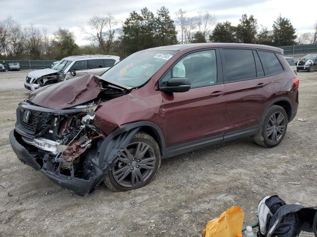 5FNYF7H56MB007133 - 2021 HONDA PASSPORT EXL برغندي صورة 1