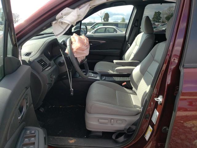 5FNYF7H56MB007133 - 2021 HONDA PASSPORT EXL برغندي صورة 7