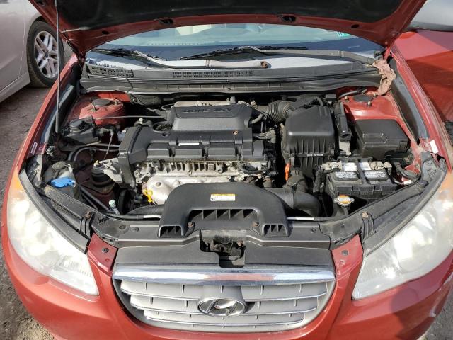 KMHDU46D68U411300 - 2008 HYUNDAI ELANTRA GLS RED photo 11