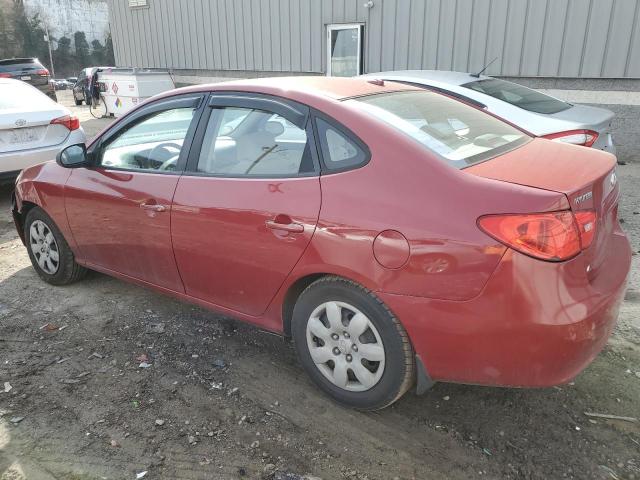 KMHDU46D68U411300 - 2008 HYUNDAI ELANTRA GLS RED photo 2