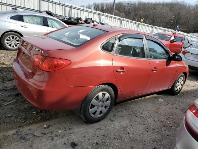 KMHDU46D68U411300 - 2008 HYUNDAI ELANTRA GLS RED photo 3