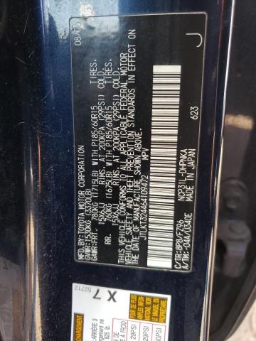 JTLKT324464109472 - 2006 SCION XB XB 黑色 照片 12