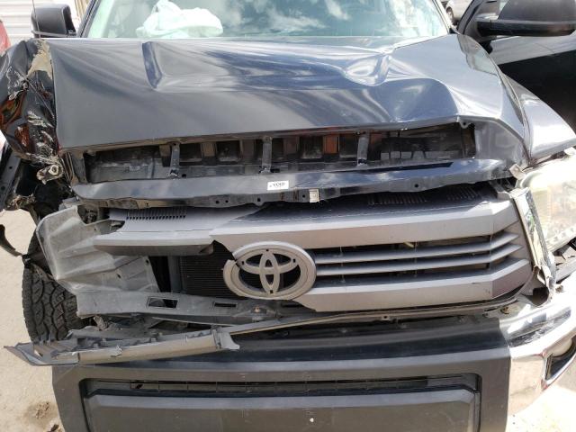 5TFRM5F16EX075535 - 2014 TOYOTA TUNDRA DOUBLE CAB SR/SR5 BLACK photo 11