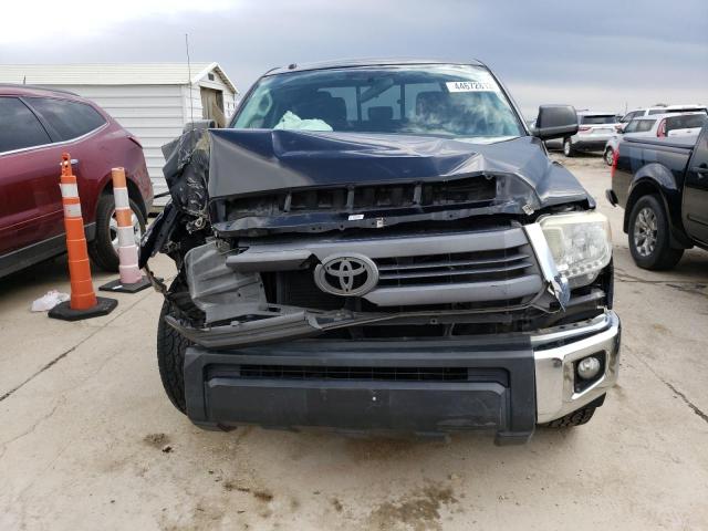 5TFRM5F16EX075535 - 2014 TOYOTA TUNDRA DOUBLE CAB SR/SR5 BLACK photo 5