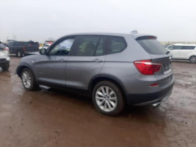 5UXWX9C52E0D30412 - 2014 BMW X3 XDRIVE28I BLUE photo 2