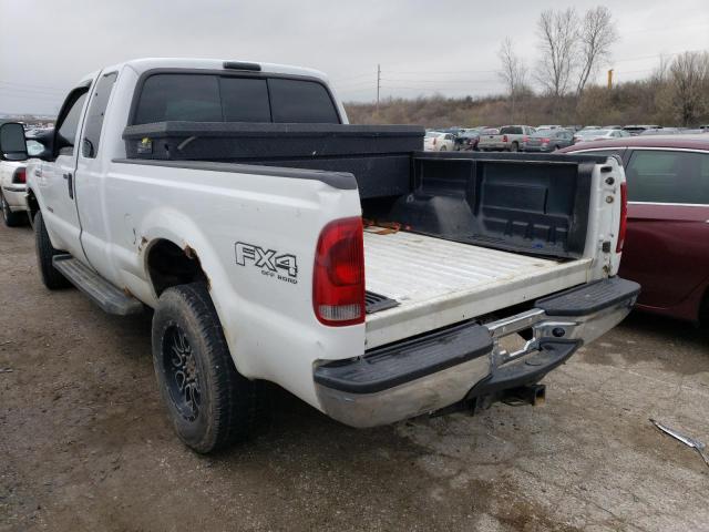 1FTSX21P77EA69342 - 2007 FORD F250 SUPER DUTY WHITE photo 2