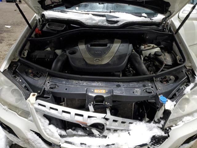 4JGBB8GB3AA532715 - 2010 MERCEDES-BENZ ML 350 4MATIC WHITE photo 12