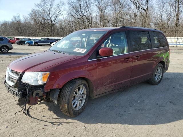 2C4RDGCG3KR656179 - 2019 DODGE GRAND CARA SXT MAROON photo 1