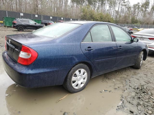 4T1BE32K94U317747 - 2004 TOYOTA CAMRY LE BLUE photo 3