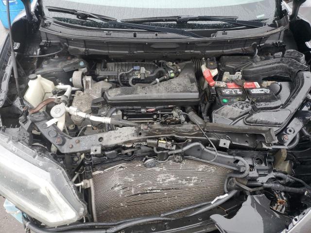 5N1AT2MV0EC793945 - 2014 NISSAN ROGUE S GRAY photo 11