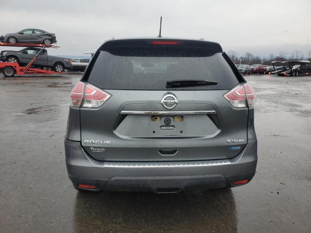 5N1AT2MV0EC793945 - 2014 NISSAN ROGUE S GRAY photo 6