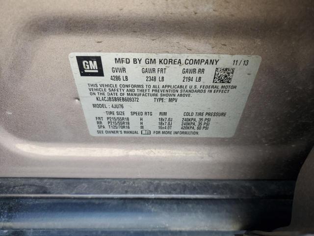KL4CJBSB9EB609372 - 2014 BUICK ENCORE CONVENIENCE 灰色 照片 13